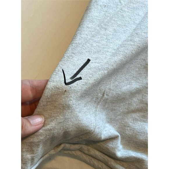 AVIATOR NATION Light Gray Long Sleeve Logo Tee T-Shirt - Women's Medium - Picture 13 of 13